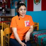 Co-owner Genesis Rojas at Rinconcito Peruano Restaurant on Saturday, in Lynnwood. She has owner the restaurant with her mother for 4 years. (Olivia Vanni / The Herald)