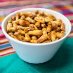 Peruvian corn served at Rinconcito Peruano Restaurant. (Olivia Vanni / The Herald)