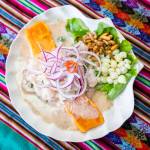 One of the most popular dishes at Rinconcito Peruano Restaurant is their ceviche. (Olivia Vanni / The Herald)
