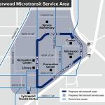 Community Transits Lynnwood microtransit pilot project is set to launch this fall with a service area around the Alderwood mall. (Community Transit)