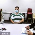 Jose Espinoza Aguilar appears in court via video for arraignment Wednesday, at Snohomish County Superior Court in Everett. (Ryan Berry / The Herald)