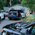 A wanted suspect was arrested after a standoff with law enforcement Tuesday night. (Bothell Police Department)