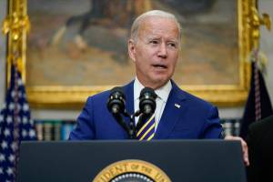 President Joe Biden speaks about student loan debt forgiveness in the Roosevelt Room of the White House, Wednesday, Aug. 24, 2022, in Washington. (AP Photo/Evan Vucci)