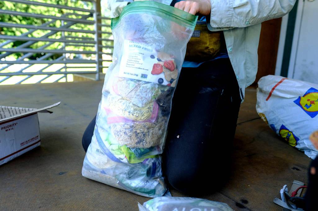 Its important for thru-hikers to switch up their meals and snacks, as flavor fatigue can make for one unhappy (and very hungry) camper. (Taylor Goebel / The Herald)