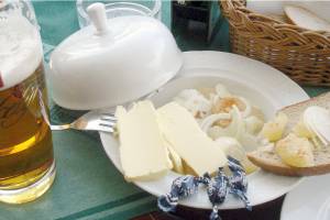 Locals know to hold their nose when enjoying the stinky cheese of Olomouc.