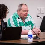 Michael Tallman speaks during his sentencing at the Snohomish County Courthouse on Thursday, in Everett. (Olivia Vanni / The Herald)
