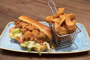 Shrimp “Poor Boy” Sandwich from Daiane Lasswell, Quil Ceda Creek Casino