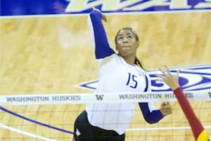 Bianca Rowland, a Lynnwood native and King's High School alum, started four years for the University of Washington volleyball team. (Photo provided by the Snohomish County Sports Hall of Fame)