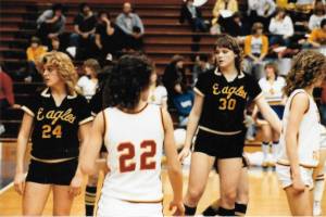 The Arlington Eagles girls basketball team won the 1982 AA state championship. (Photo provided by Snohomish County Sports Hall of Fame)