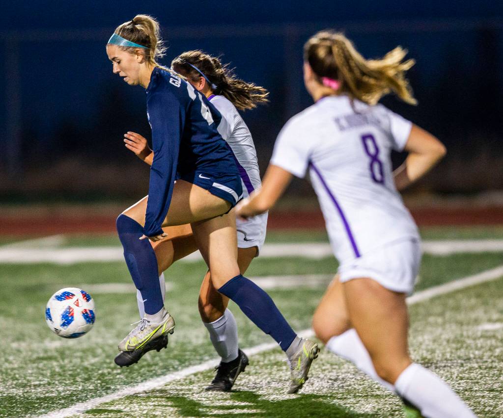 Ryann Reynolds has scored 10 of the Grizzlies 12 goals this season. (Olivia Vanni / The Herald)