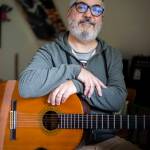 Musician Phil Spirito at his home in Monroe. (Olivia Vanni / The Herald)