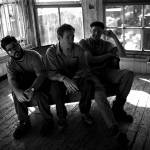 Phil Spirito, left, of Monroe, with members of his band Rex in the 1990s. (Alev Yasatan photo)