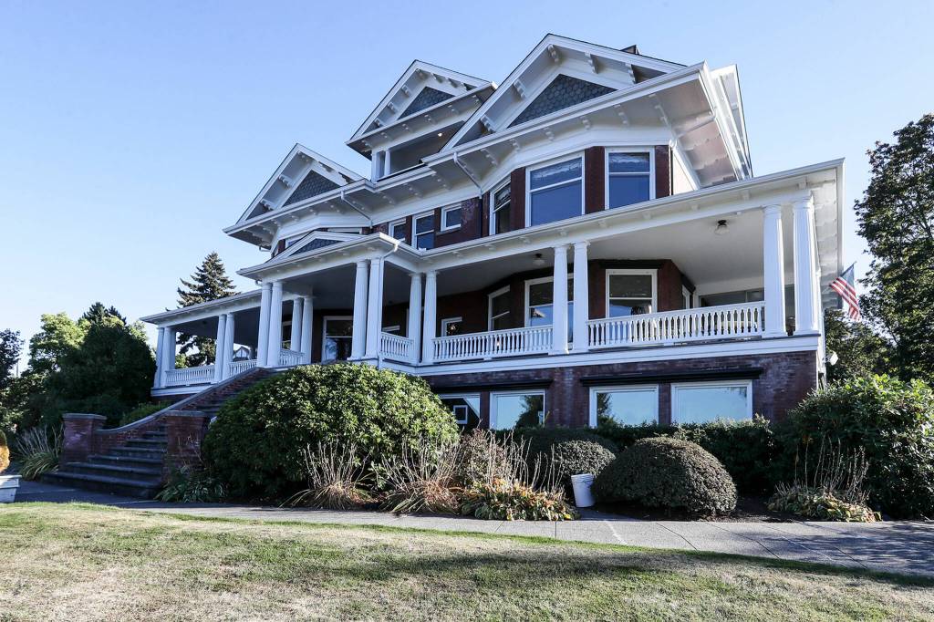 The Rucker Mansion in Everett, Washington on Oct. 11 in Everett. (Kevin Clark / The Herald)