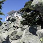 The Mount Pilchuck Lookout was built in 1921 and rebuilt in 1989. (Kevin Clark / The Herald)