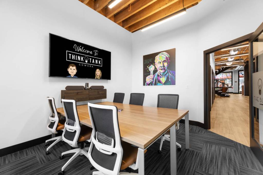 Think Tank Cowork provides offices and meeting rooms with leading-edge technology and amenities.