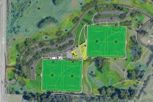 A rendering of the proposed Carousel Ranch Community Park near Woodinville, Washington. (Snohomish County Parks, Recreation and Tourism)