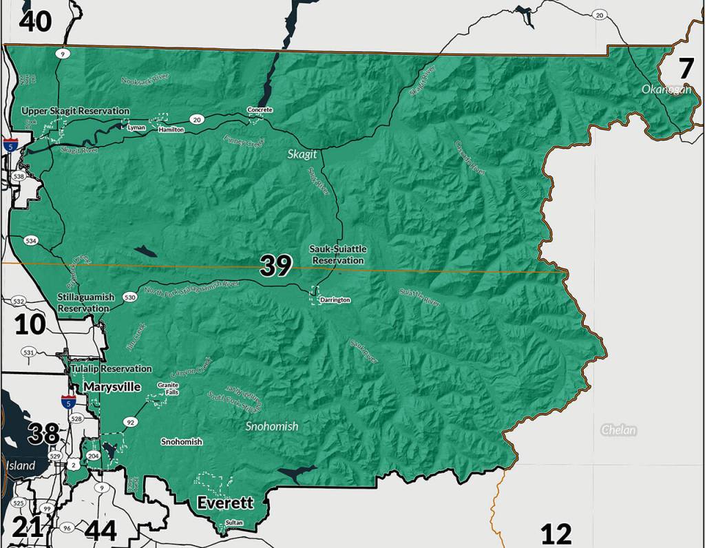 2022 Adopted Legislative District 39 (Washington State Redistricting Commission)