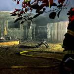 A fire at a duplex in Lynnwood injured one Thursday evening. (South County Fire)
