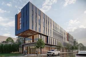 A rendering of the new Compass Health Broadway Campus.