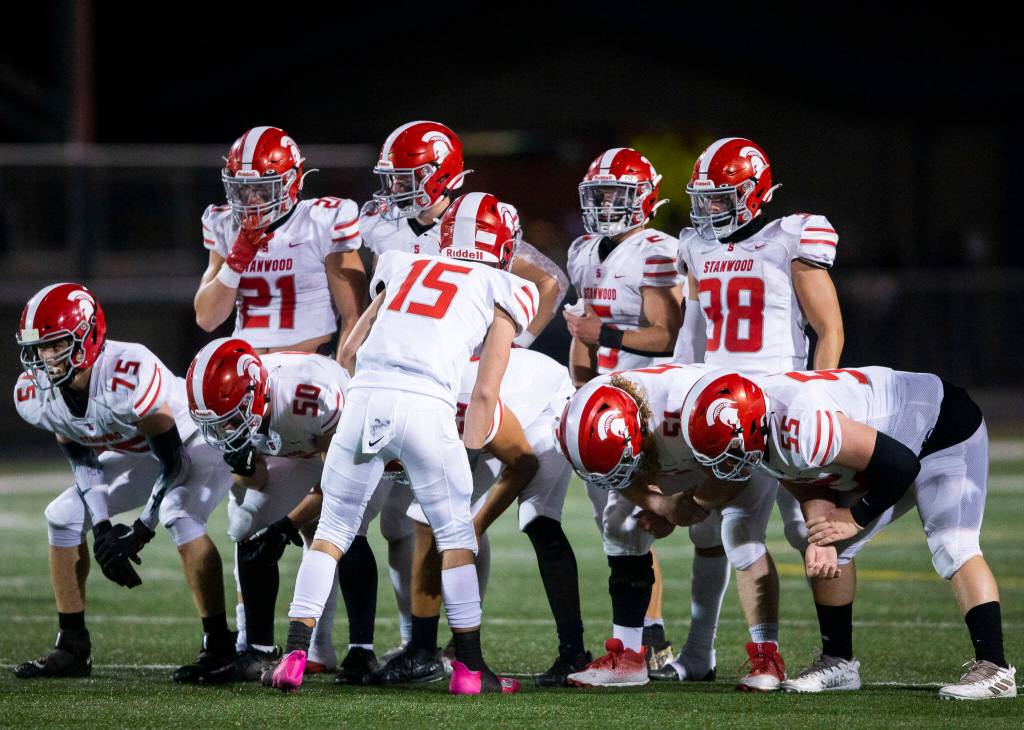 The Spartans and their high-powered Wing-T attack racked up 69 points and 556 total yards against Union. (Olivia Vanni / The Herald)