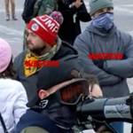 Federal prosecutors say the two men shown here outside the U.S. Capitol on Jan. 6, 2021, are Jesse Watson and Tucker Weston. (U.S. Attorneys Office for the District of Columbia)
