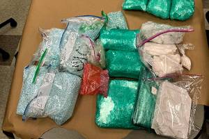 Police reported seizing $1.5 million worth of drugs from an abandoned Everett apartment last week. (Snohomish Regional Drug Task Force)