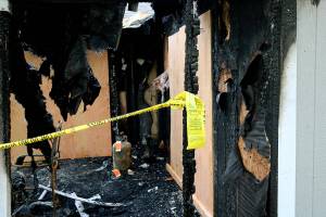 A house fire in Marysville has fire authorities warning residents to check their smoke alarms. (Marysville Fire District)