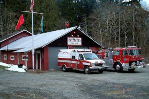 The Robe Valley Fire Station is located at 31907 Mountain Loop Highway, about 10 miles east of Granite Falls. (Courtesy of Snohomish County Fire District 23)