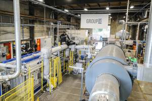 Group14 Technologies factory floor in Woodinville, Washington on March 1, 2022.  (Kevin Clark / The Herald)
