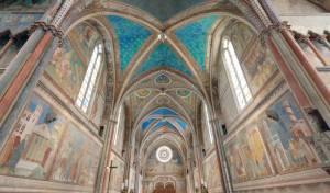 Assisiâ€™s Basilica of St. Francis â€“ colorfully frescoed by Giotto â€“ inspires tourists and pilgrims today.