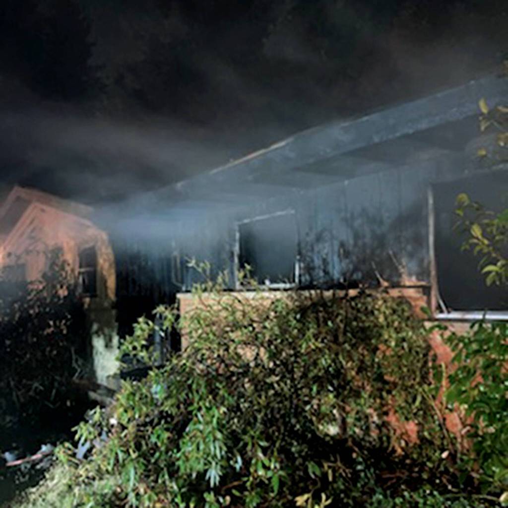 A fire at an Edmonds home on Sunday caused more than $140,000 in damage and displaced two residents. (South County Fire)