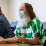 Mark Downey speaks at his sentencing at the Snohomish County Courthouse on Thursday, in Everett. (Olivia Vanni / The Herald)