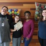 Supportive team leaders are a key part of life at HopeWorks - photo curtesy of HopeWorks