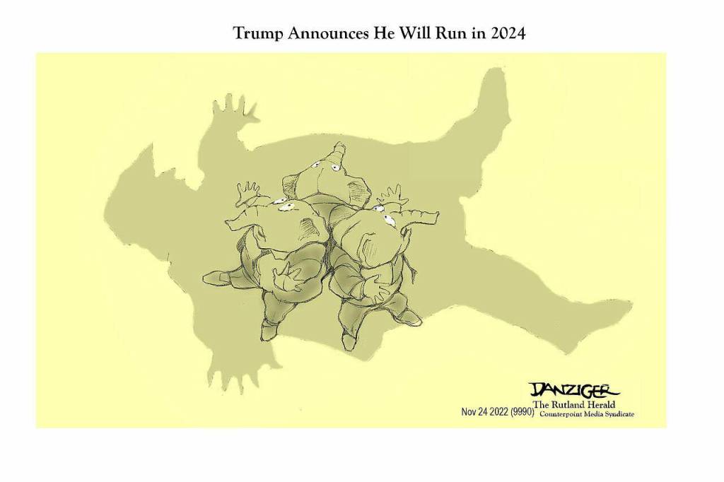 Trump, 2024, GOP, political cartoon