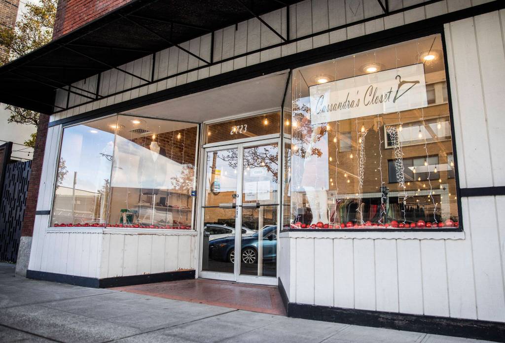 Cassandras Closet on Nov. 23, in Everett. (Olivia Vanni / The Herald)