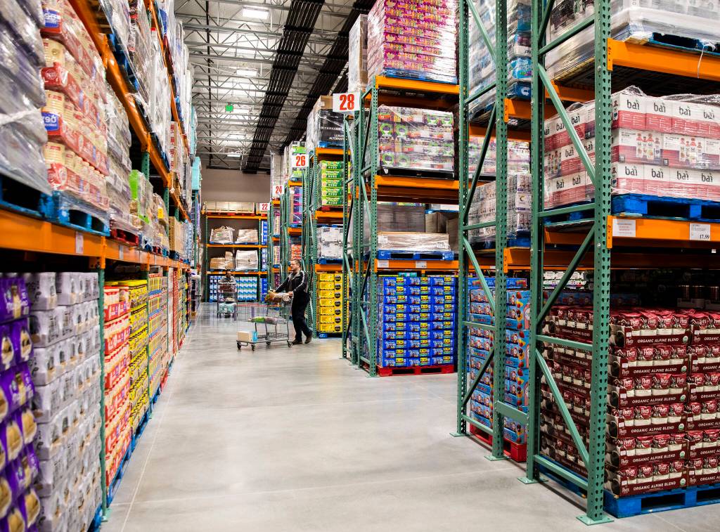 Customers browse the canyons of merchandise. (Olivia Vanni / The Herald)