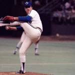 CORRECTS THAT PERRY WAS 84, NOT 88 AS ORIGINALLY SENT - FILE - Seattle Mariners pitcher Gaylord Perry throws in his 300th Major League victory, a 7-3 win over the New York Yankees in Seattle, May 6, 1982. Baseball Hall of Famer and two-time Cy Young winner Gaylord Perry, a master of the spitball, died Thursday, Dec. 1, 2022, at his home in Gaffney, S.C. He was 84. (AP Photo/Barry Sweet, File)