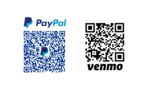 QR Codes for donations to Eagle Wings