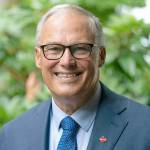 Washington Gov. Jay Inslee poses for a photo on Sept. 25, 2020, in Olympia. (AP Photo/Ted S. Warren)