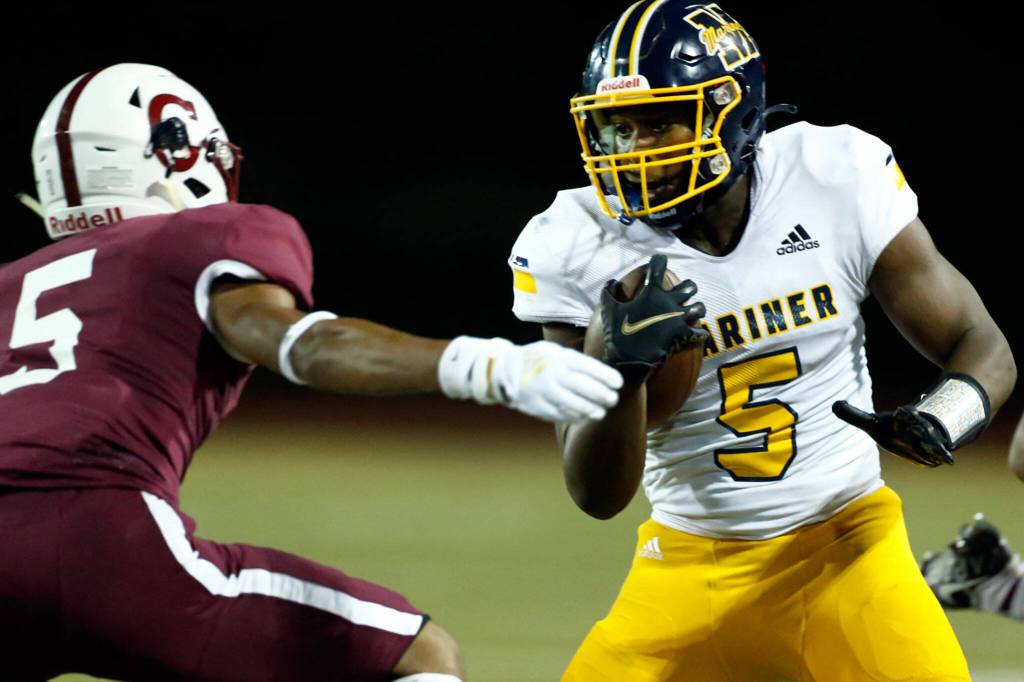 Mariner running back Cartez Williams (Kevin Clark / The Herald)