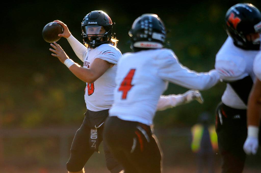Monroe quarterback Blake Springer (Ryan Berry / The Herald)