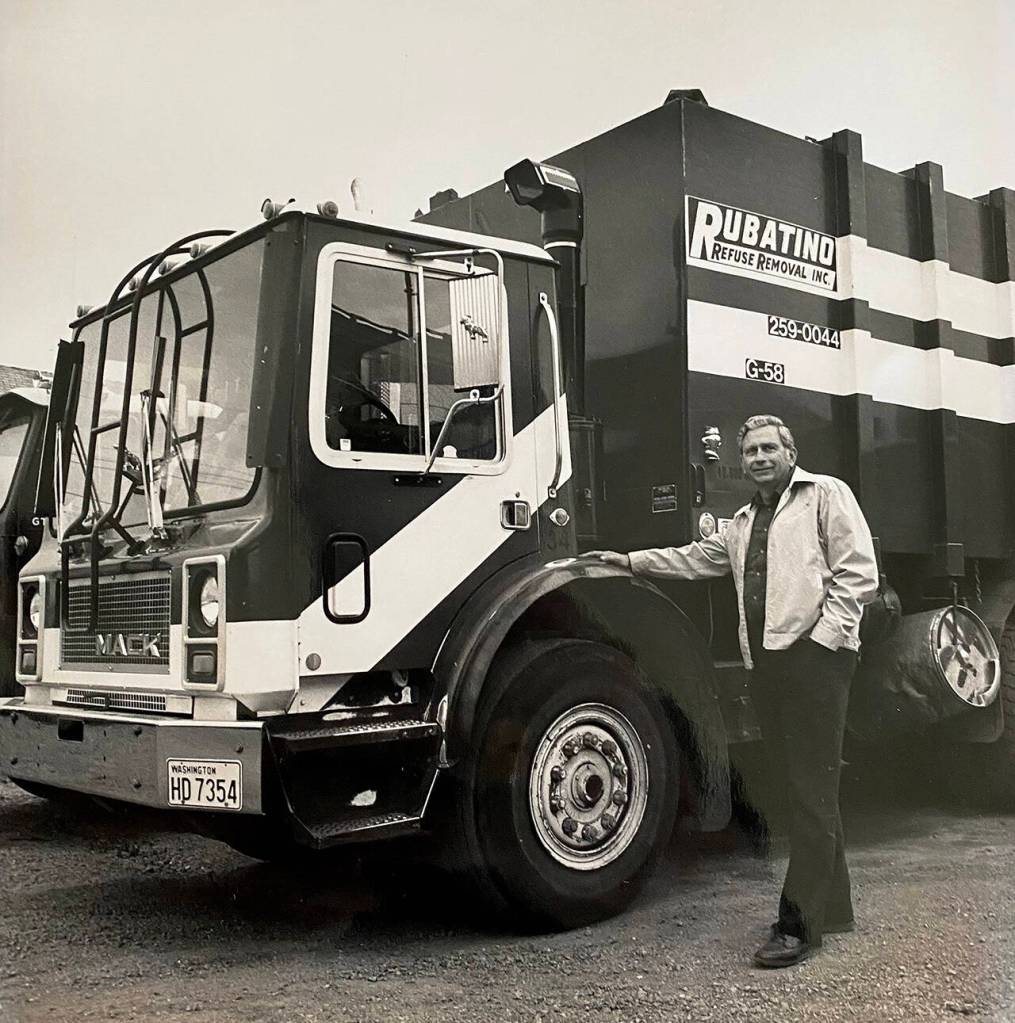 Ed Rubatino, former owner of Rubatino Refuse Removal. (Rubatino family photo, mid-1970s)