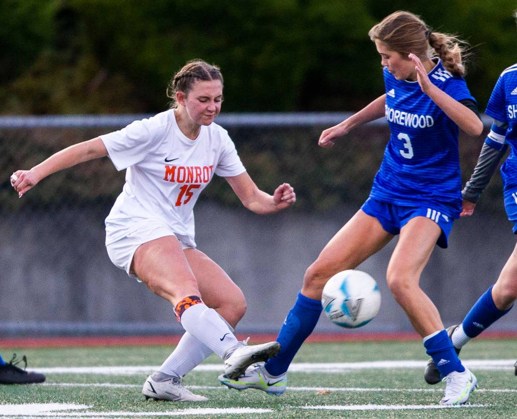 Monroe forward Megan Hurley (Olivia Vanni / The Herald)