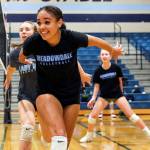 Meadowdale outside hitter Tanna Kollen (Kevin Clark / The Herald)