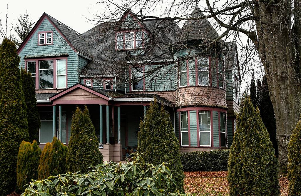 The McManus Mansion, built in 1892 and photographed here Dec. 27, 2017, still stands at 2528 East Grand Ave. (Dan Bates / Herald file)