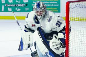 The Everett Silvertips acquired goaltender Tyler Palmer from the Victoria Royals in a trade for goaltender Braden Holt. (Kristin Ostrowski)