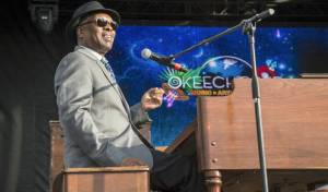 Booker T. Jones performs at the 2016 Okeechobee Music & Arts Festival on March 5, 2016, in Okeechobee, Fla. (Photo by Amy Harris/Invision/AP)