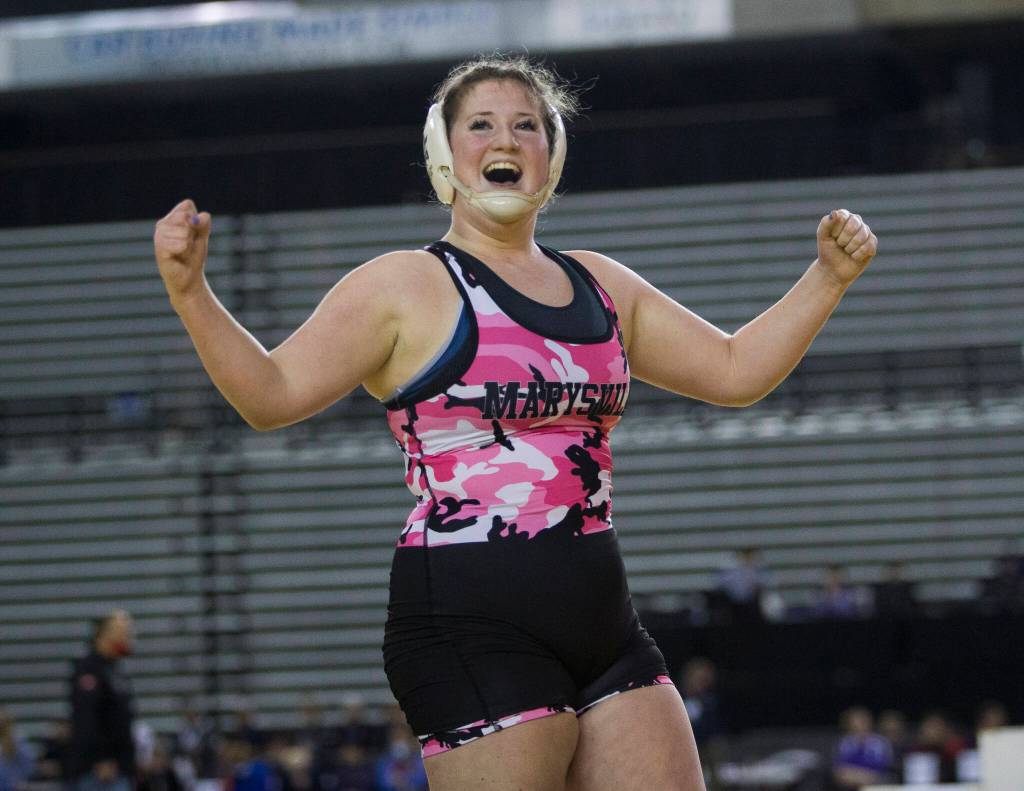 Marysville Pilchuck senior Alivia White (Olivia Vanni / The Herald)