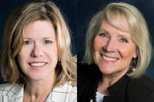 Brenda Stonecipher, left, and Judy Tuohy.