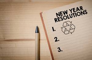 Photo caption: As you plan your New Year’s resolutions, consider putting recycling right at the top of the list. (Photo credit: WM)